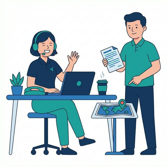 Customer support team ready to help