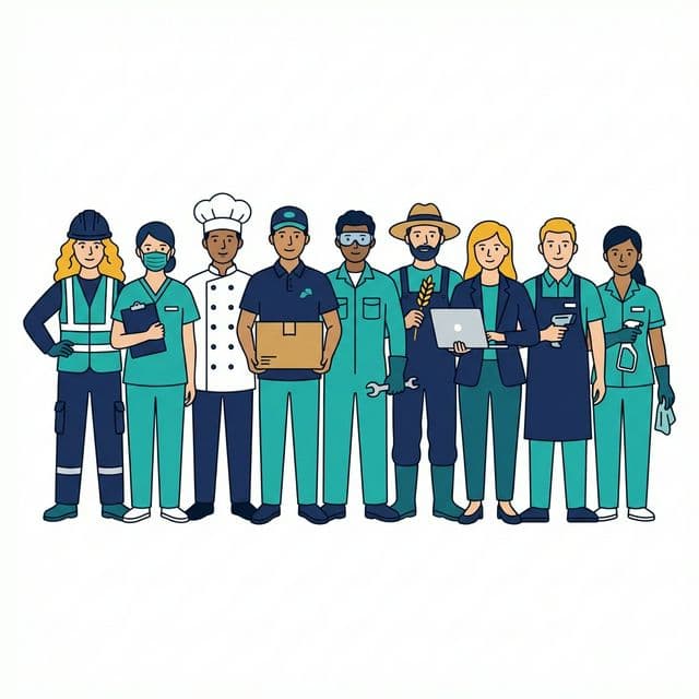 Professional team collaborating in an office